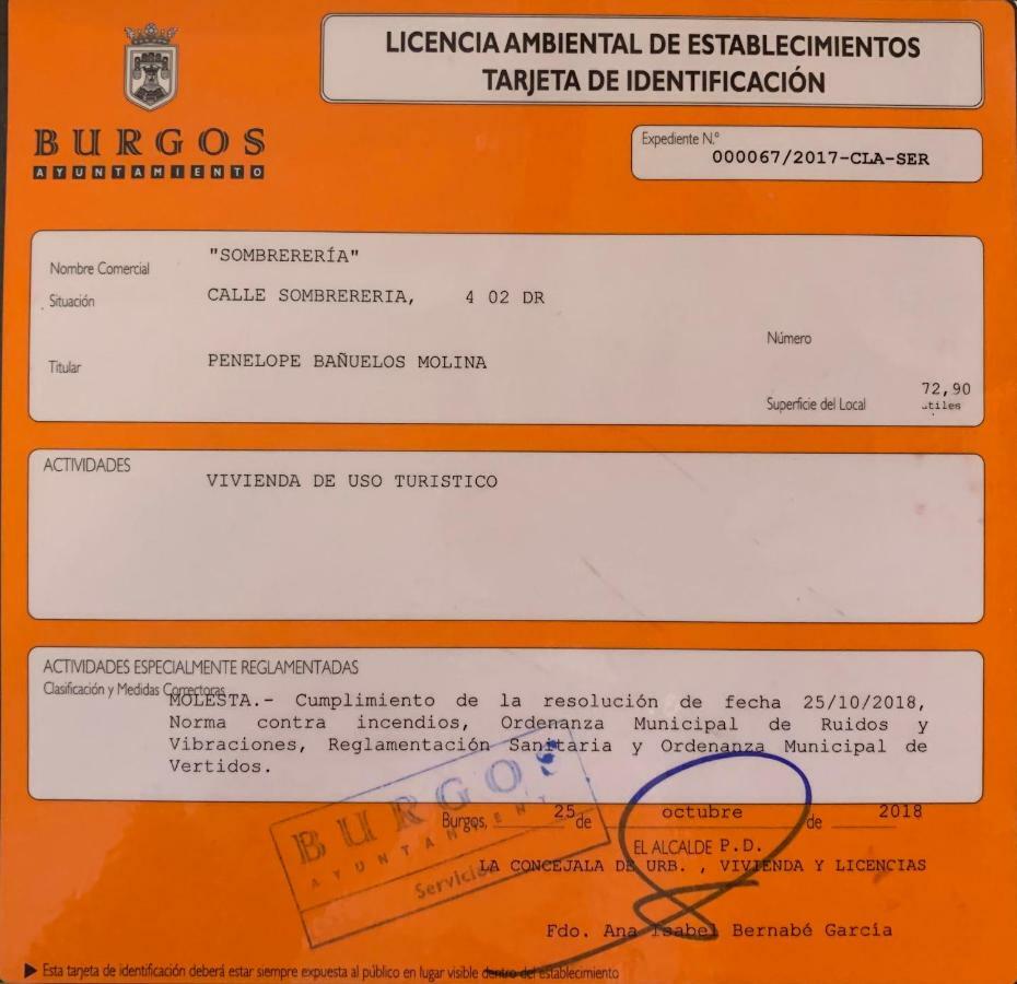 Apartamento Sombrereria Rimbombin Burgo エクステリア 写真
